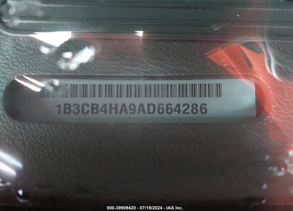 2010 DODGE CALIBER SXT VIN: 1B3CB4HA9AD664286
