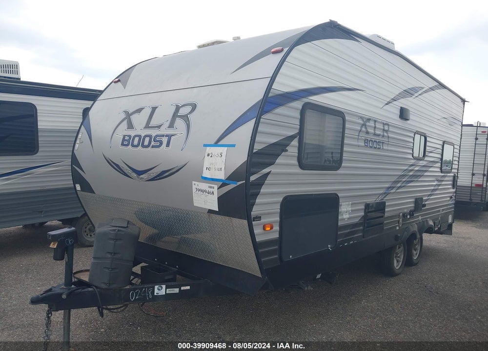 2017 FOREST RIVER XLR BOOST TOY HAULER VIN: 4X4TXLV22HY010248