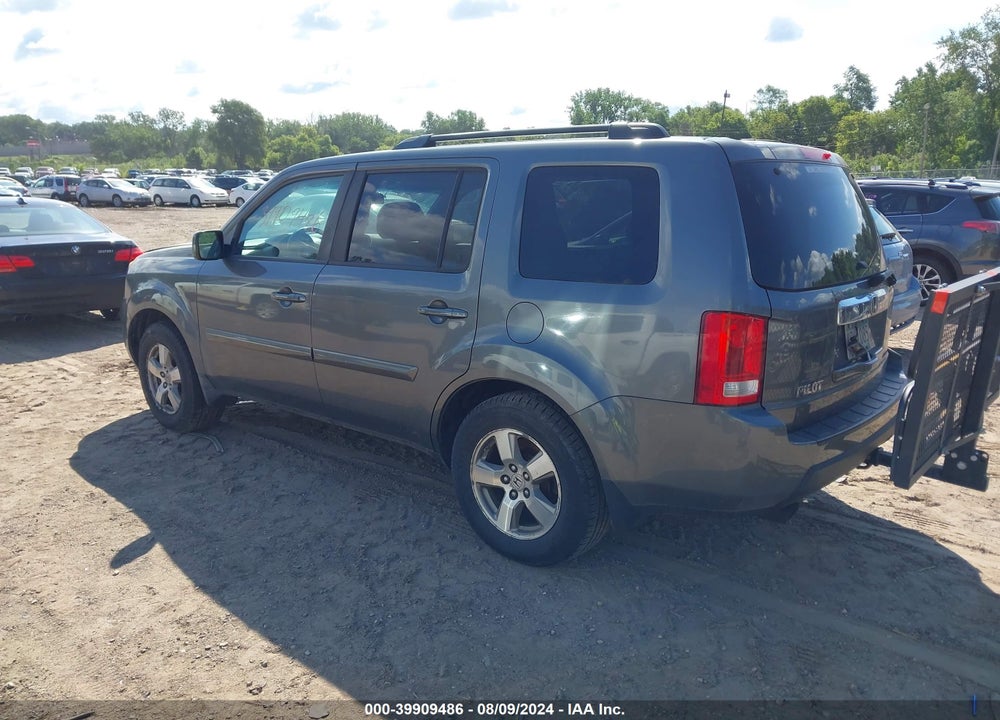2009 HONDA PILOT EX-L VIN: 5FNYF48599B003180