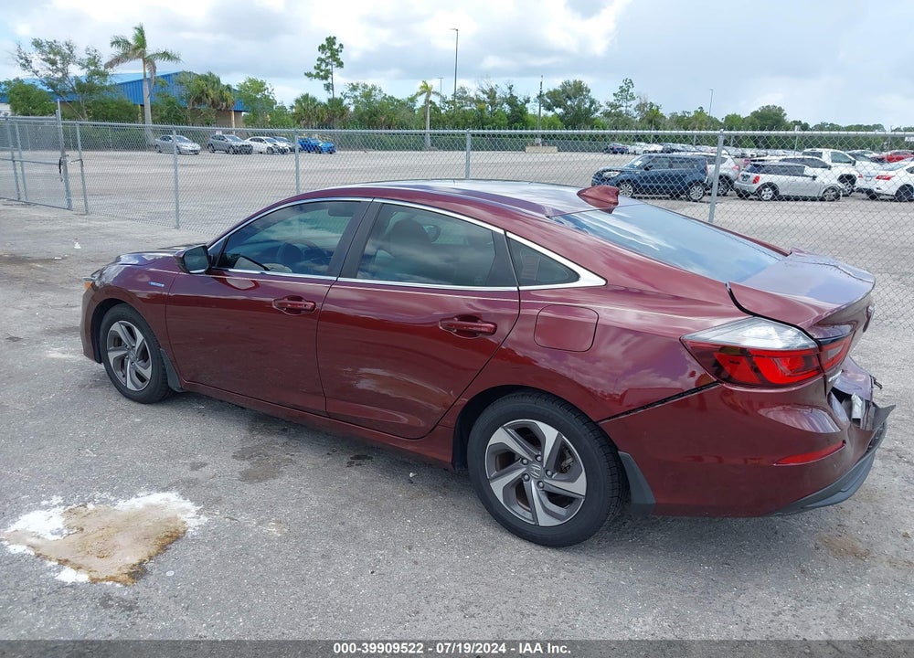 2019 HONDA INSIGHT LX VIN: 19XZE4F13KE024528