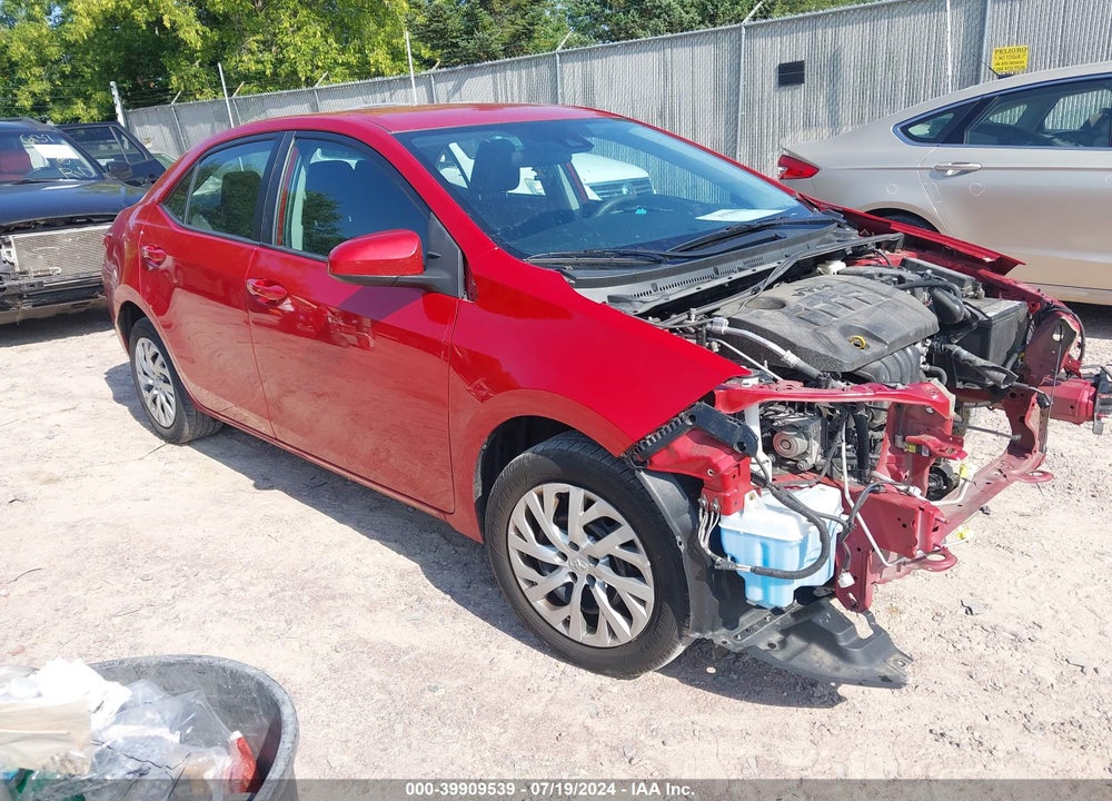 2018 TOYOTA COROLLA LE VIN: 2T1BURHE3JC091306