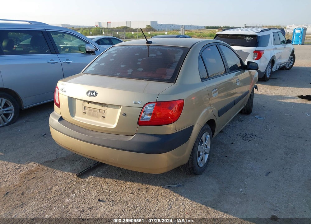 2009 KIA RIO LX VIN: KNADE223296575777
