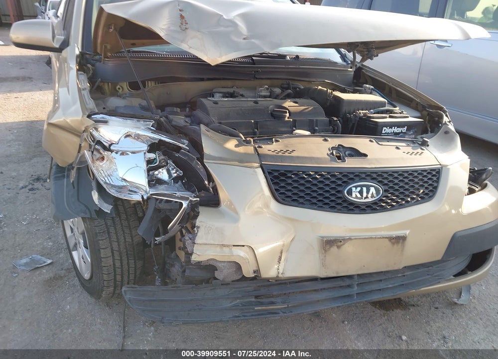 2009 KIA RIO LX VIN: KNADE223296575777