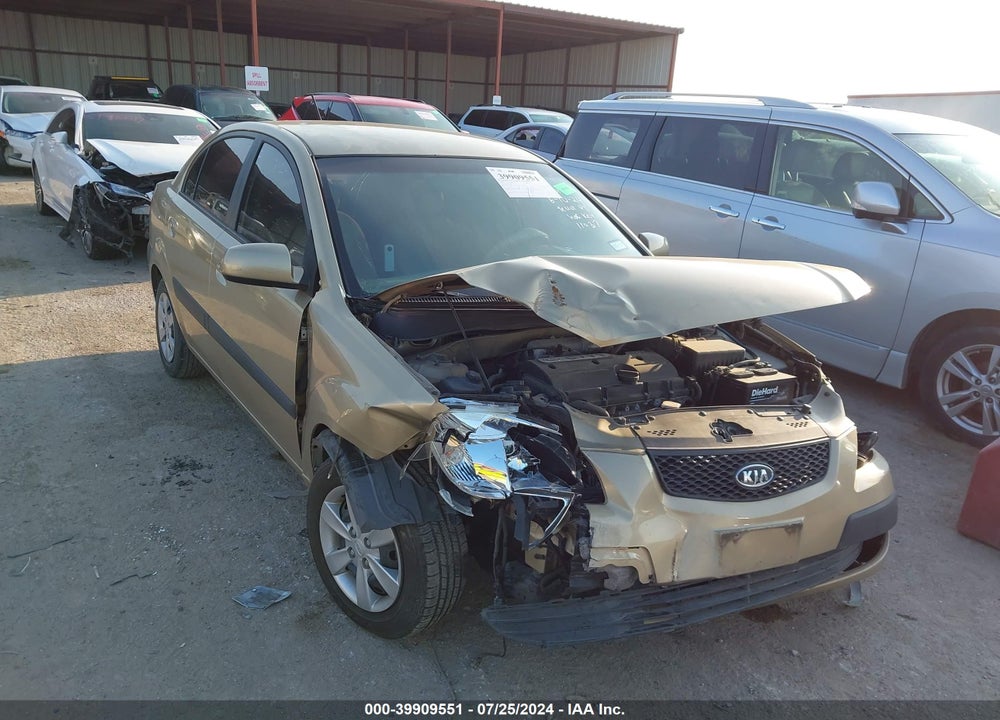 2009 KIA RIO LX VIN: KNADE223296575777