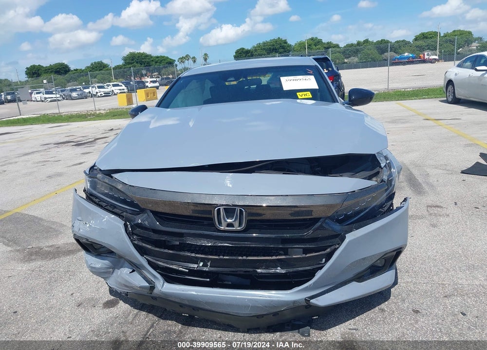 2022 HONDA ACCORD SPORT VIN: 1HGCV1F3XNA121174