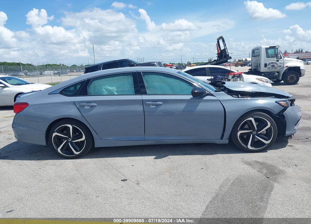 2022 HONDA ACCORD SPORT VIN: 1HGCV1F3XNA121174