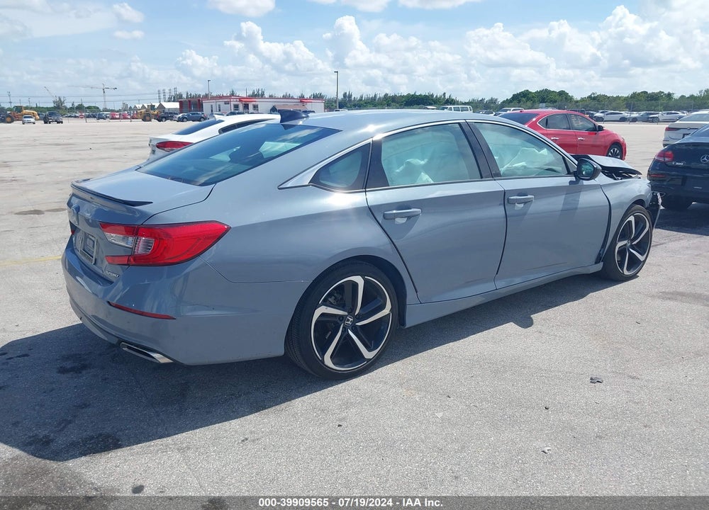 2022 HONDA ACCORD SPORT VIN: 1HGCV1F3XNA121174