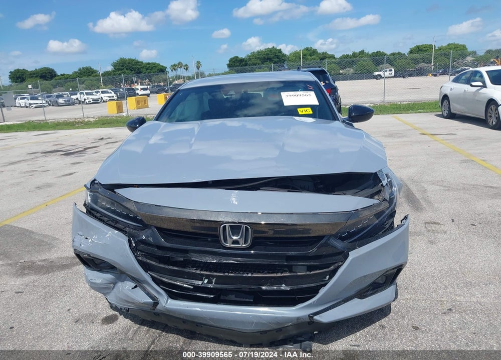 2022 HONDA ACCORD SPORT VIN: 1HGCV1F3XNA121174