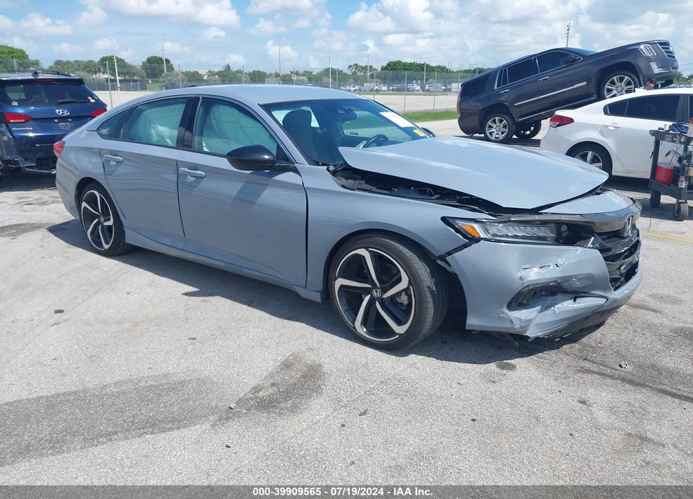 2022 HONDA ACCORD SPORT VIN: 1HGCV1F3XNA121174