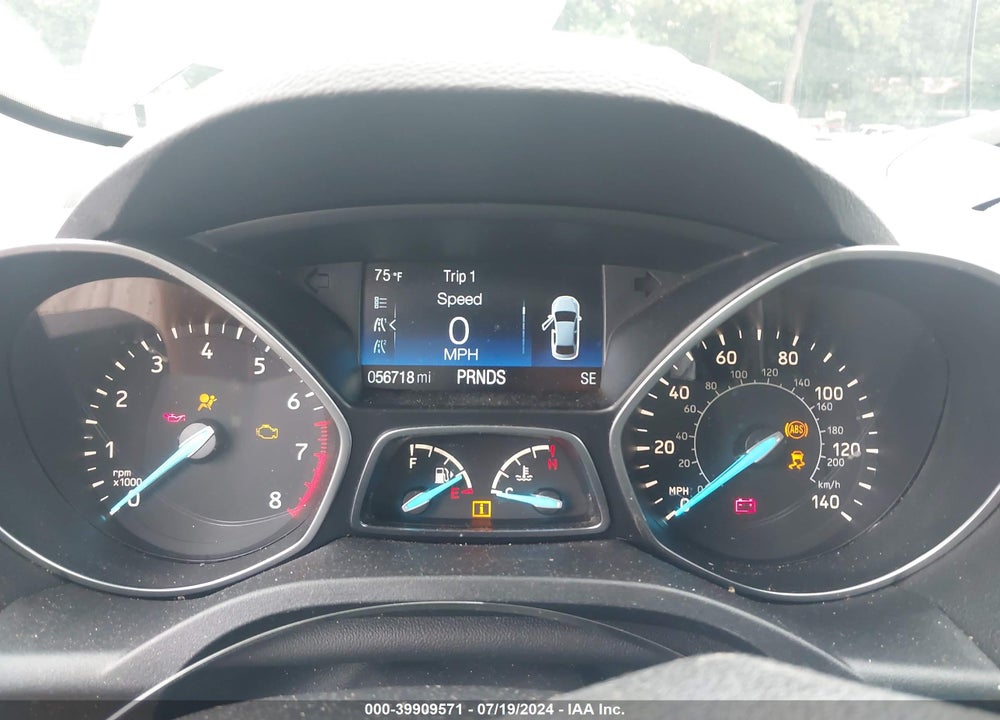 2017 FORD ESCAPE SE VIN: 1FMCU0G91HUE52397