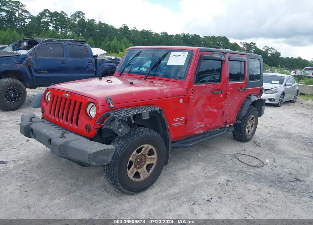2010 JEEP WRANGLER UNLIMITED SPORT RHD VIN: 1J4BZ3H11AL111213