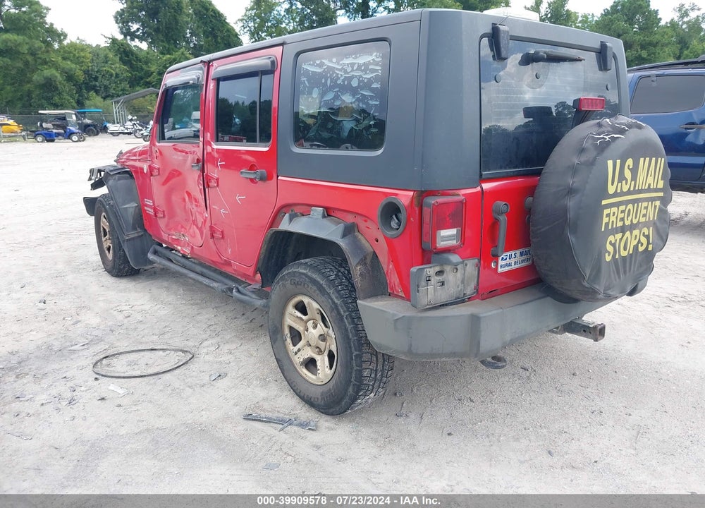 2010 JEEP WRANGLER UNLIMITED SPORT RHD VIN: 1J4BZ3H11AL111213