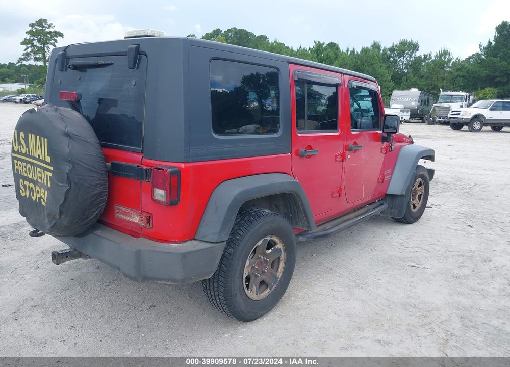 2010 JEEP WRANGLER UNLIMITED SPORT RHD VIN: 1J4BZ3H11AL111213