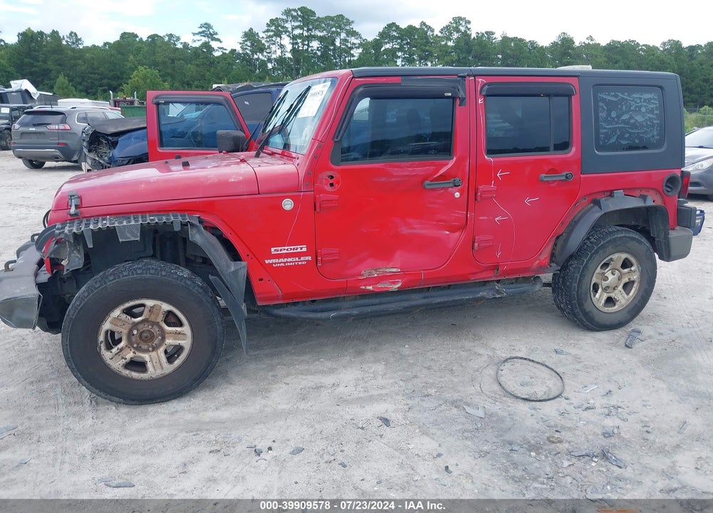 2010 JEEP WRANGLER UNLIMITED SPORT RHD VIN: 1J4BZ3H11AL111213