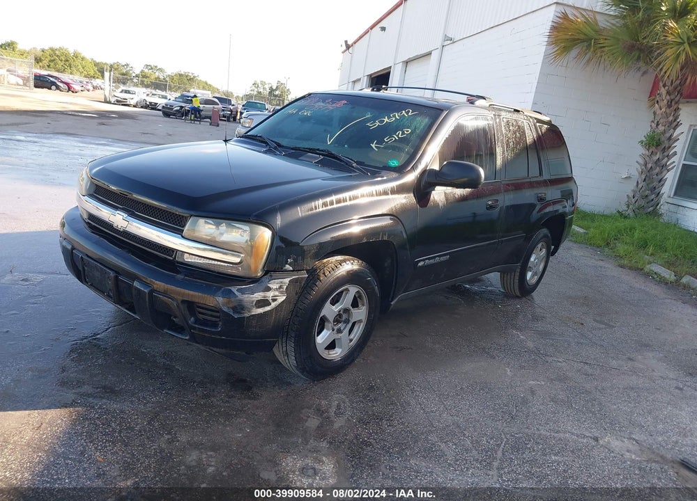 2002 CHEVROLET TRAILBLAZER LS VIN: 1GNDT13S922506792