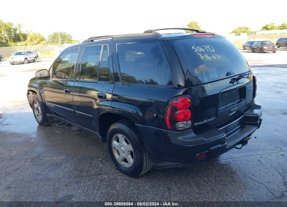 2002 CHEVROLET TRAILBLAZER LS VIN: 1GNDT13S922506792