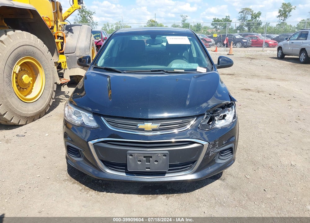 2018 CHEVROLET SONIC LT AUTO VIN: 1G1JD5SH6J4109686
