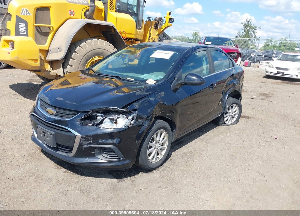2018 CHEVROLET SONIC LT AUTO VIN: 1G1JD5SH6J4109686
