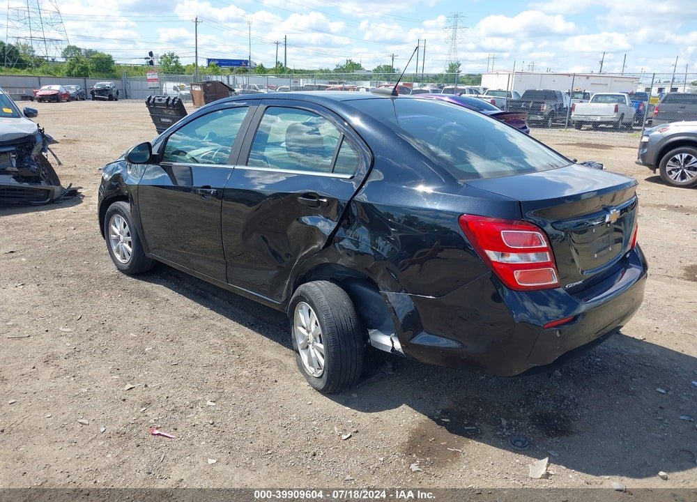 2018 CHEVROLET SONIC LT AUTO VIN: 1G1JD5SH6J4109686
