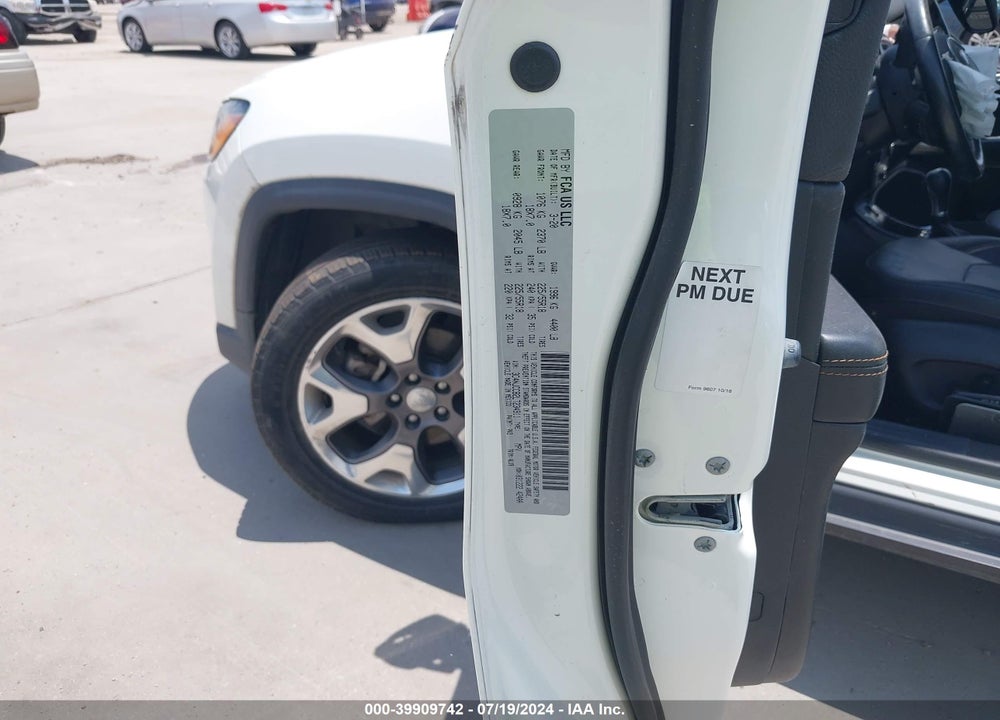 2020 JEEP COMPASS LIMITED FWD VIN: 3C4NJCCB2LT234911