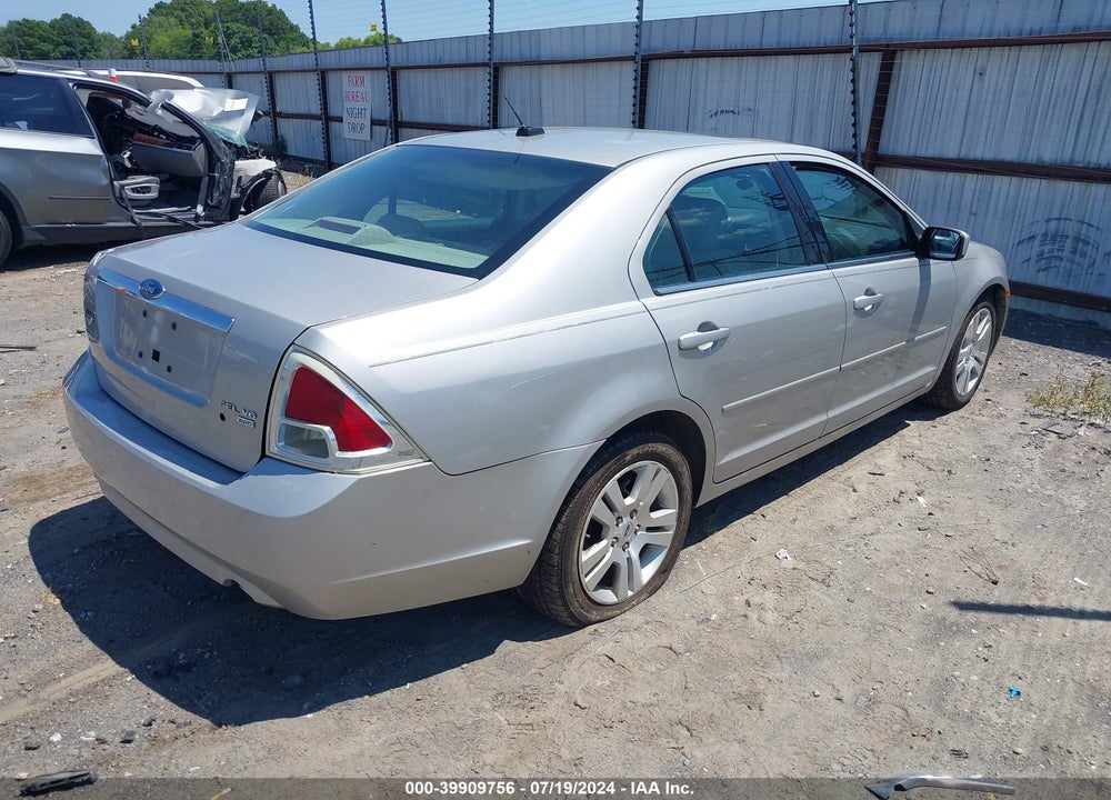 2007 FORD FUSION SEL VIN: 3FAHP021X7R195626