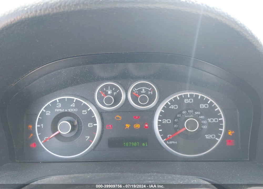 2007 FORD FUSION SEL VIN: 3FAHP021X7R195626