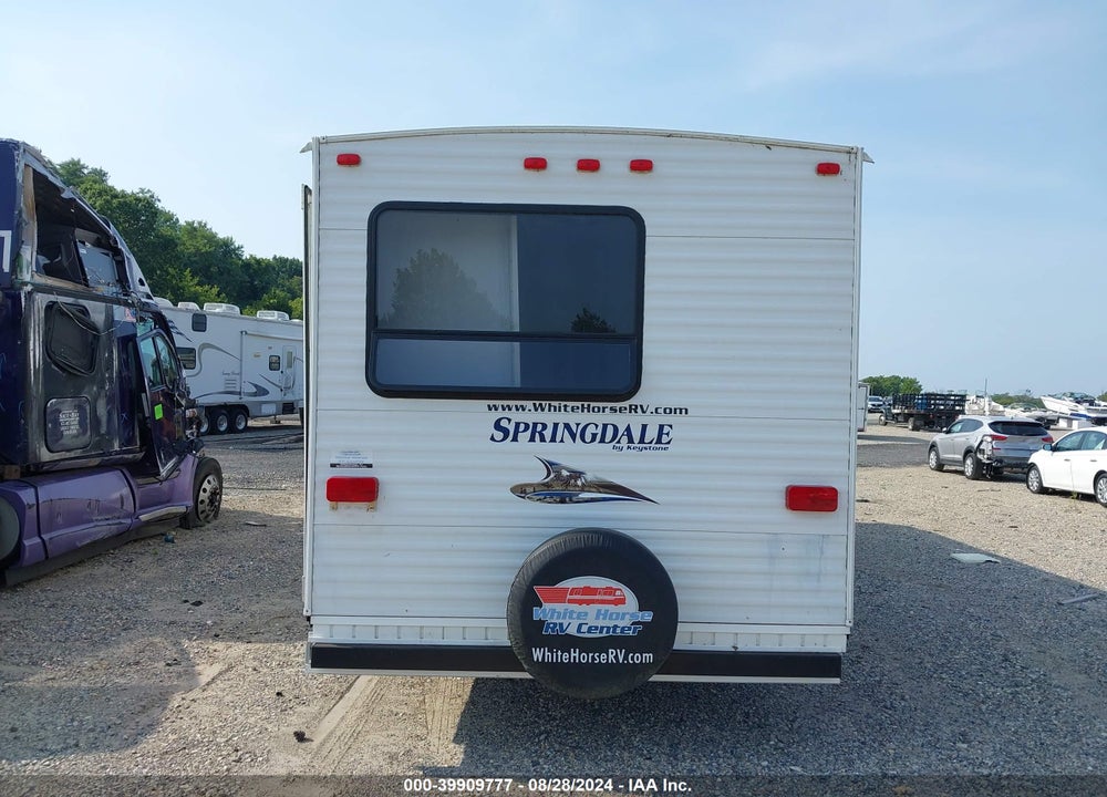 2010 KEYSTONE TRAVEL TRAILER VIN: 4YDT30321A3103300