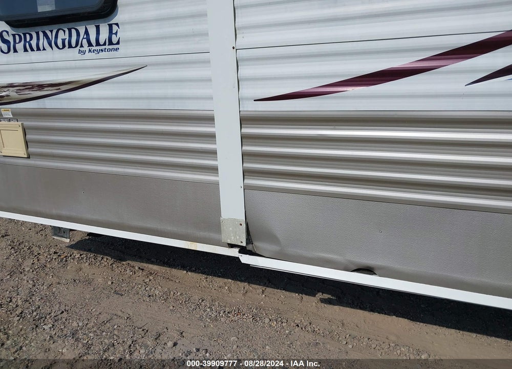 2010 KEYSTONE TRAVEL TRAILER VIN: 4YDT30321A3103300