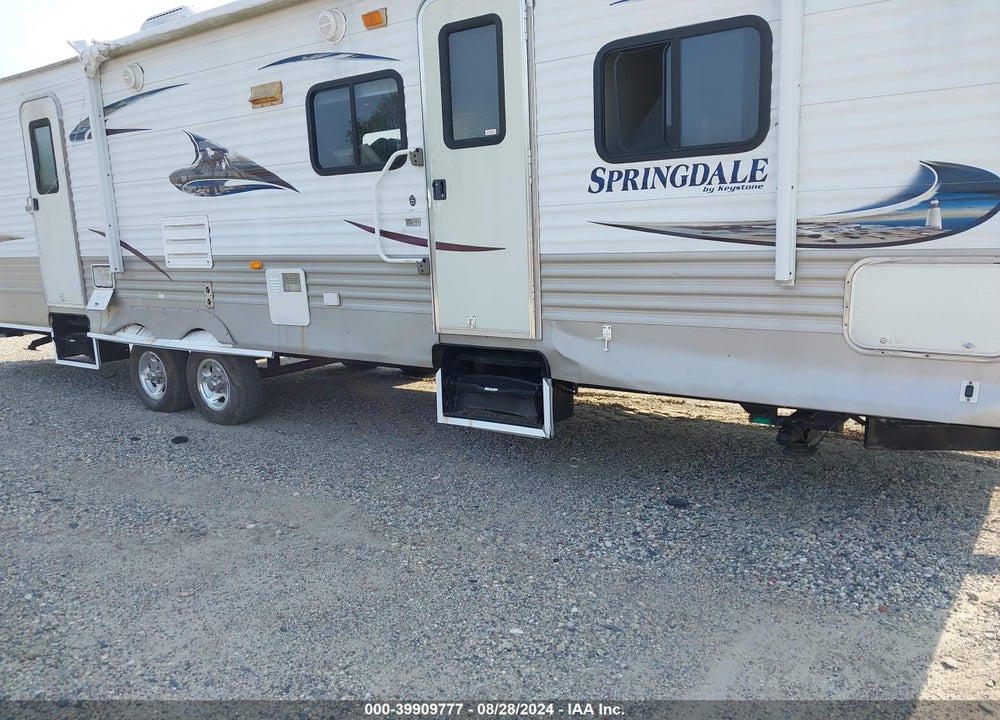 2010 KEYSTONE TRAVEL TRAILER VIN: 4YDT30321A3103300