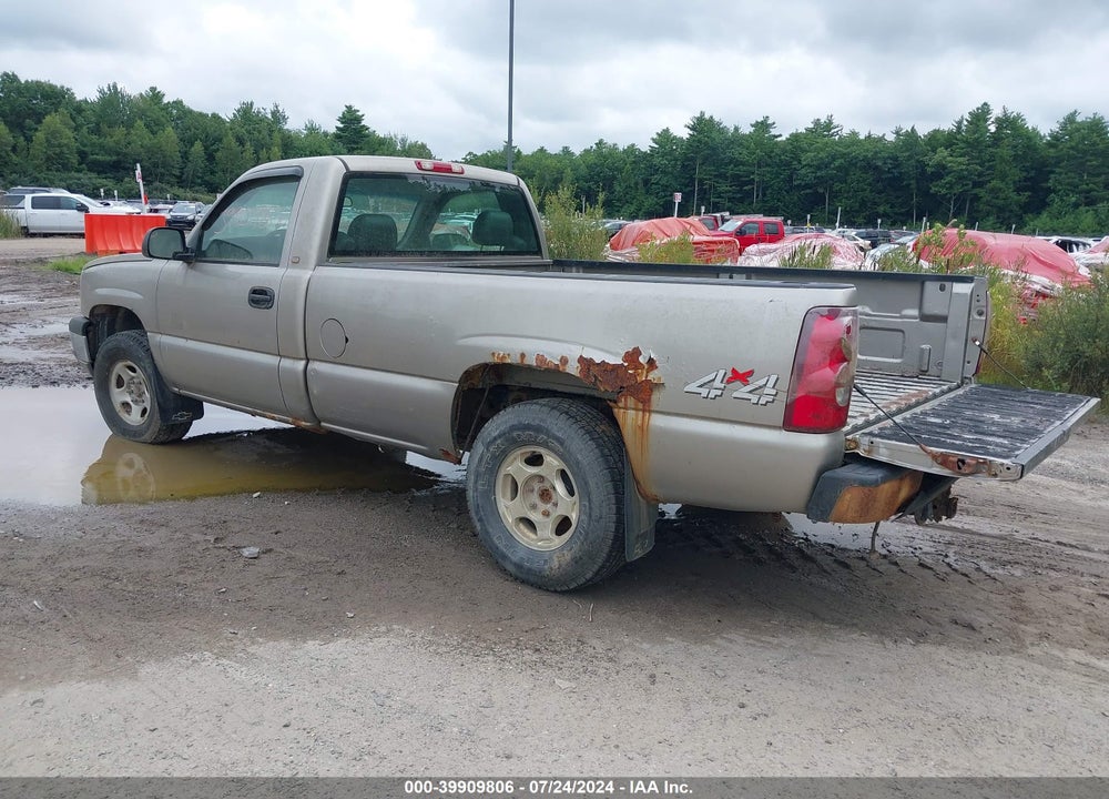 2003 CHEVROLET SILVERADO 1500 WORK TRUCK VIN: 1GCEK14V93Z168389