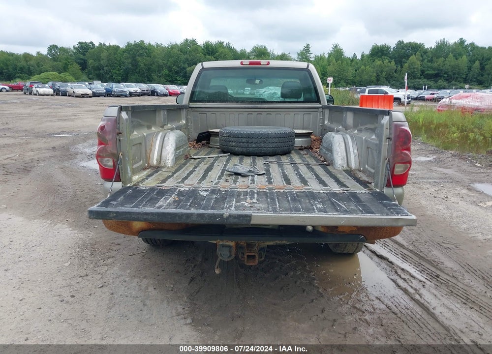 2003 CHEVROLET SILVERADO 1500 WORK TRUCK VIN: 1GCEK14V93Z168389
