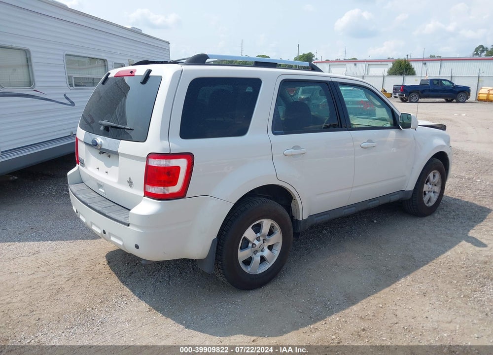 2010 FORD ESCAPE LIMITED VIN: 1FMCU9E7XAKD39958