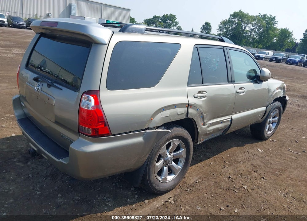 2007 TOYOTA 4RUNNER LIMITED V6 VIN: JTEBU17R978079909