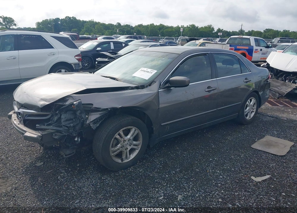 2007 HONDA ACCORD 2.4 EX VIN: 1HGCM56887A082576