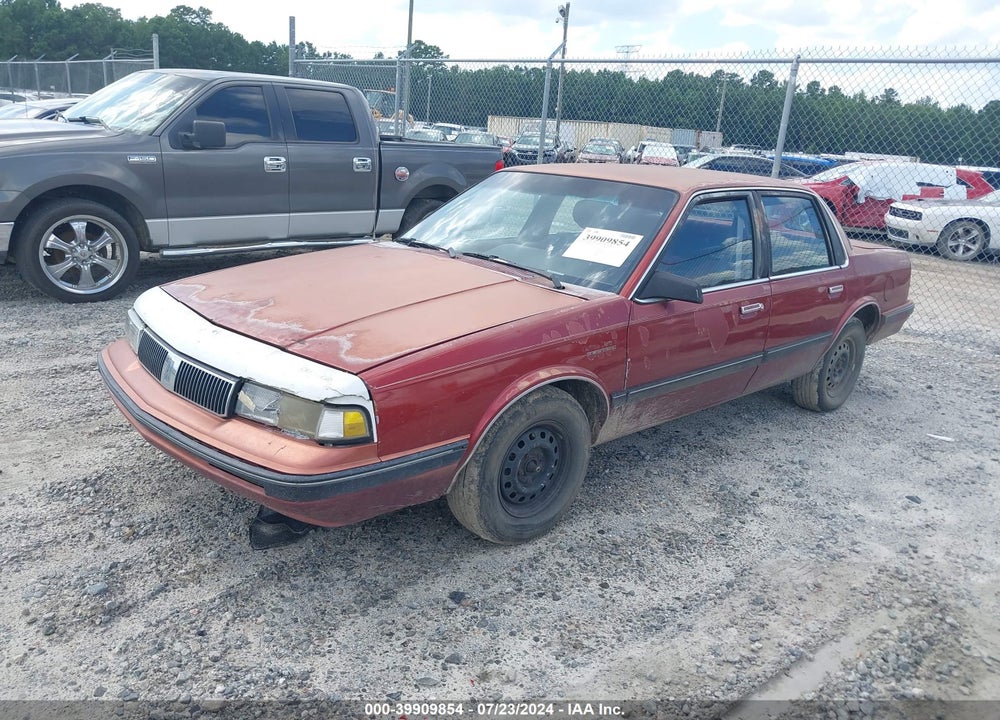1992 OLDSMOBILE CUTLASS CIERA S VIN: 1G3AL54N7N6375001