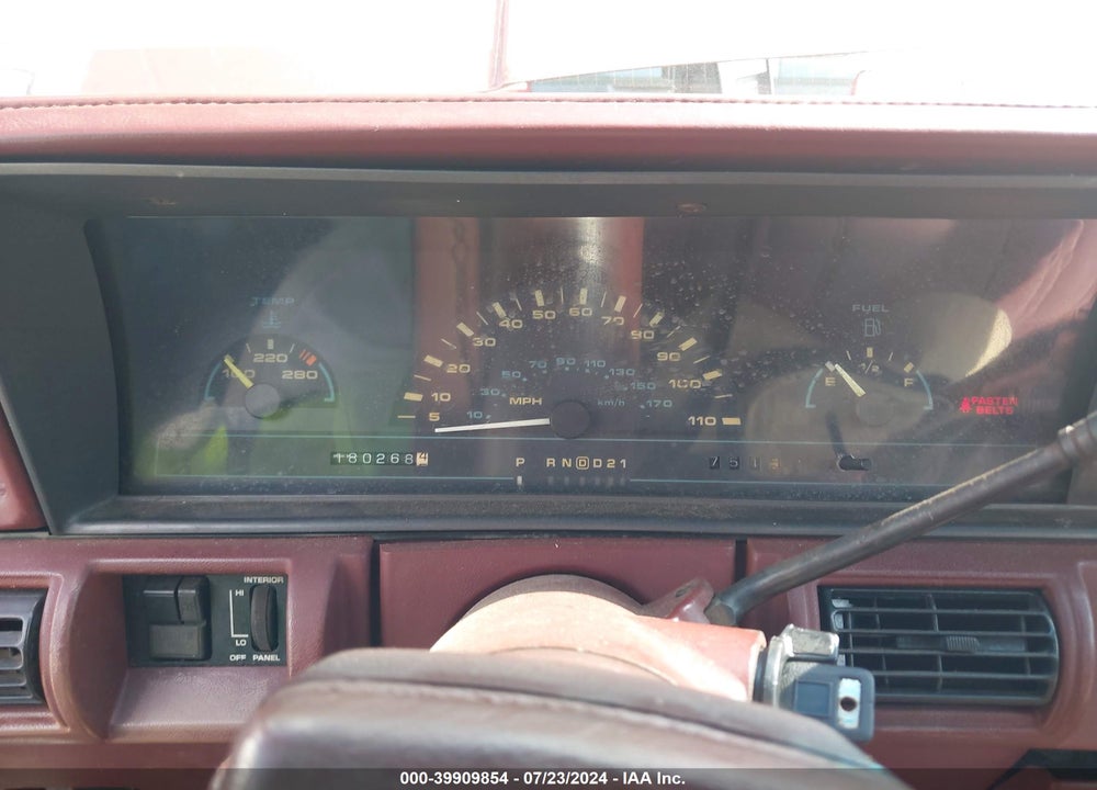 1992 OLDSMOBILE CUTLASS CIERA S VIN: 1G3AL54N7N6375001