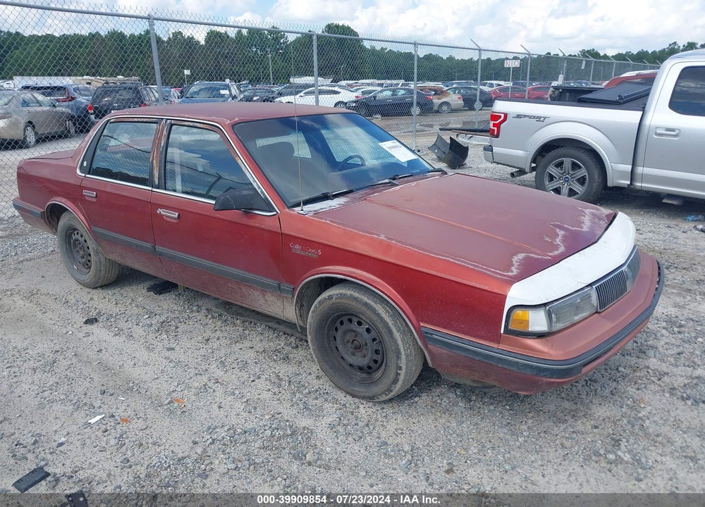 1992 OLDSMOBILE CUTLASS CIERA S VIN: 1G3AL54N7N6375001