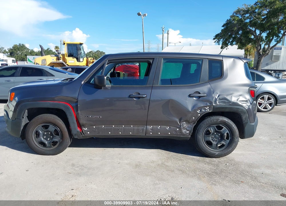 2016 JEEP RENEGADE SPORT VIN: ZACCJBAT6GPE39254