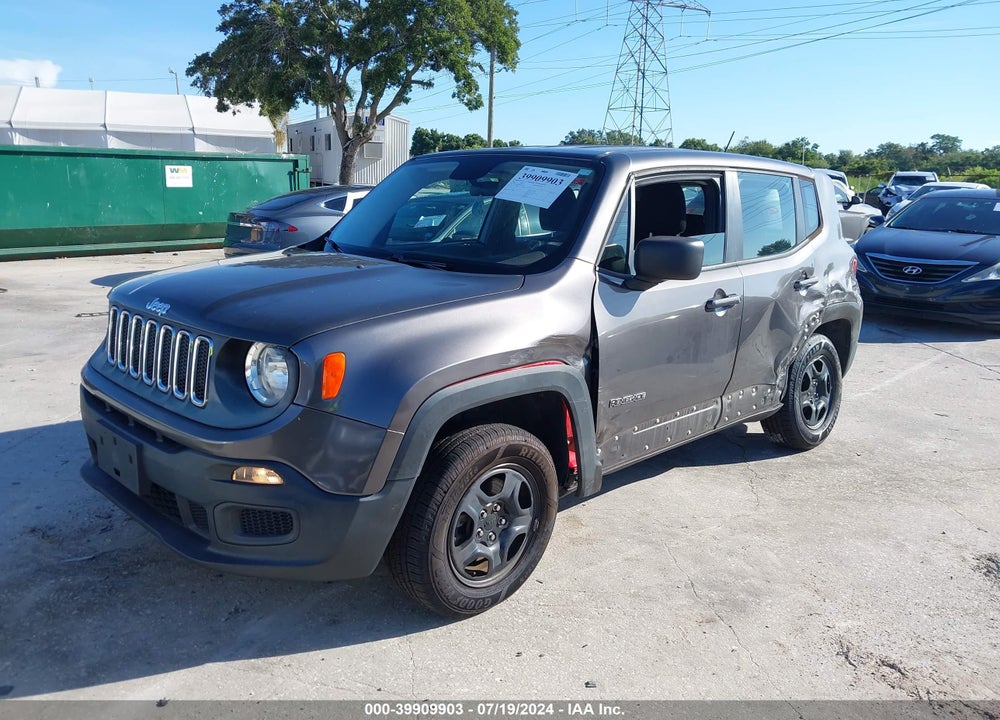 2016 JEEP RENEGADE SPORT VIN: ZACCJBAT6GPE39254