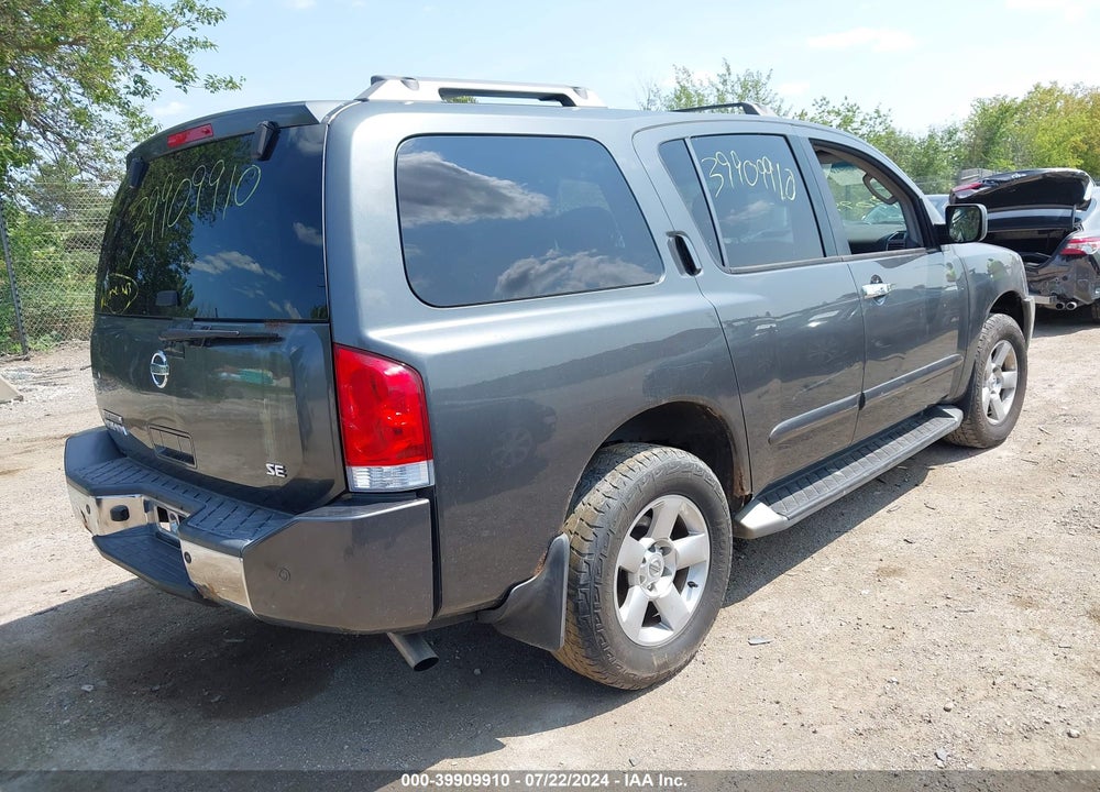 2004 NISSAN PATHFINDER ARMADA SE VIN: 5N1AA08B34N743005