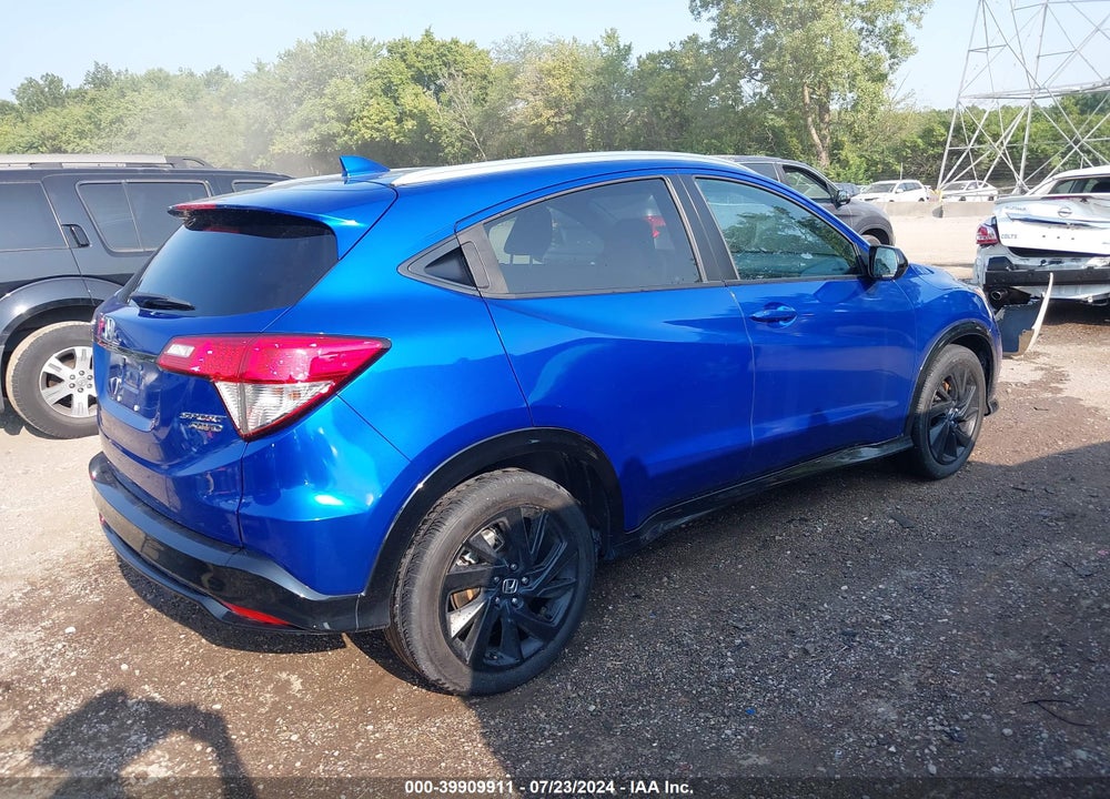 2021 HONDA HR-V AWD SPORT VIN: 3CZRU6H15MM717115