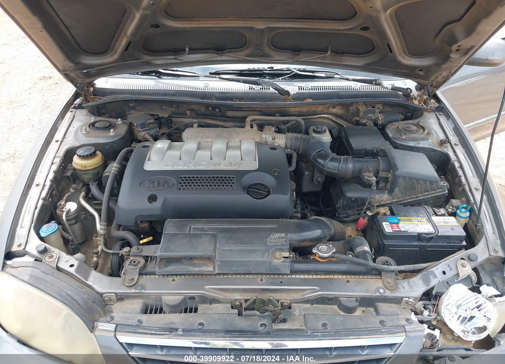 2003 KIA SPECTRA LS VIN: KNAFB121535214146