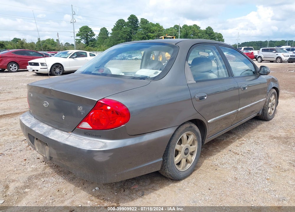 2003 KIA SPECTRA LS VIN: KNAFB121535214146