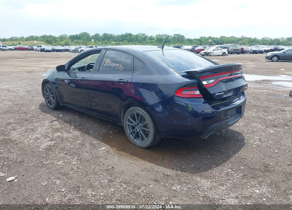 2014 DODGE DART SXT VIN: 1C3CDFBB1ED791033