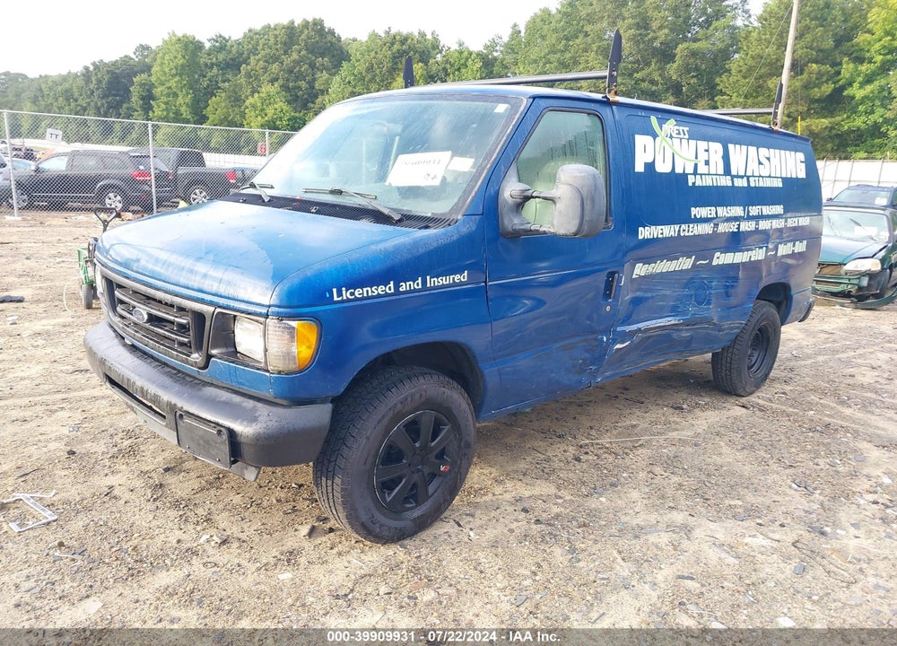 2003 FORD E-250 COMMERCIAL/RECREATIONAL VIN: 1FTNE24L03HA51012