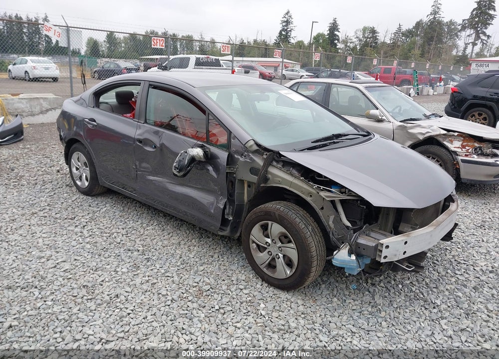 2014 HONDA CIVIC LX VIN: 19XFB2F52EE256299