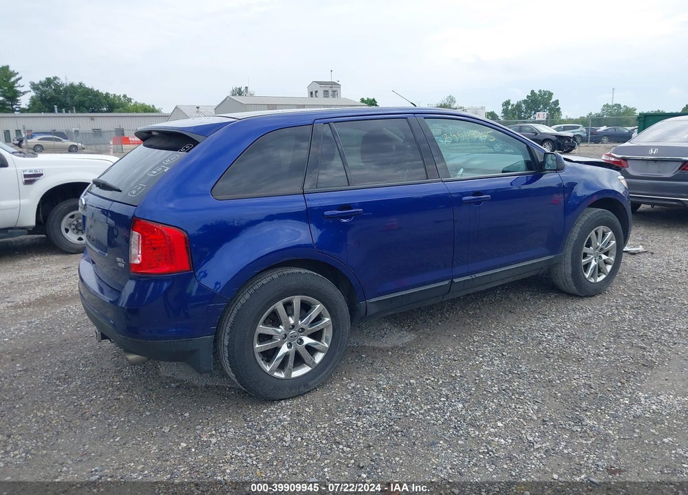 2013 FORD EDGE SEL VIN: 2FMDK4JC1DBA82607