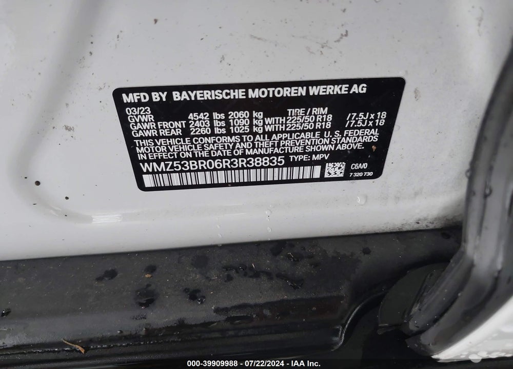 2024 MINI COUNTRYMAN COOPER S VIN: WMZ53BR06R3R38835