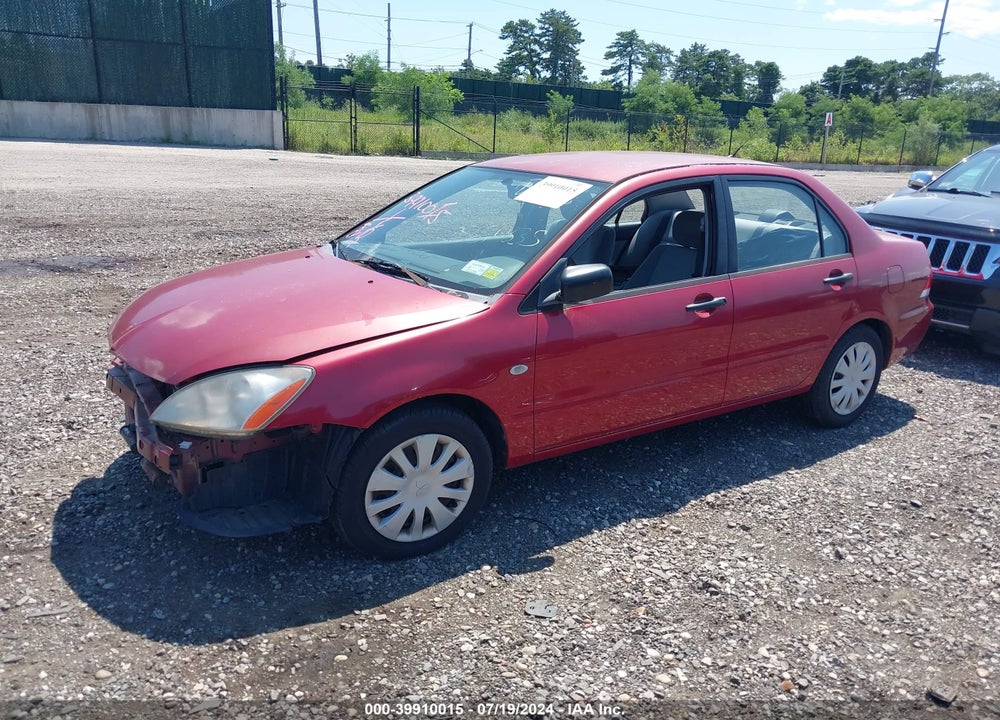 2006 MITSUBISHI LANCER ES/SE VIN: JA3AJ26E16U065665