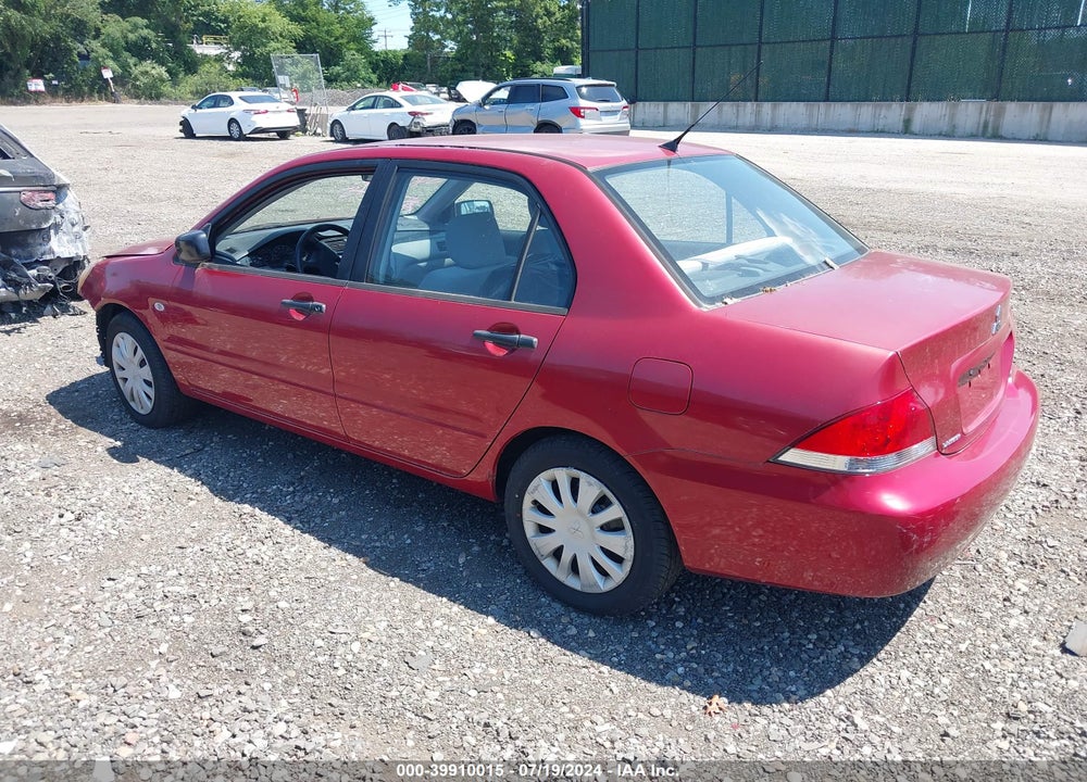 2006 MITSUBISHI LANCER ES/SE VIN: JA3AJ26E16U065665